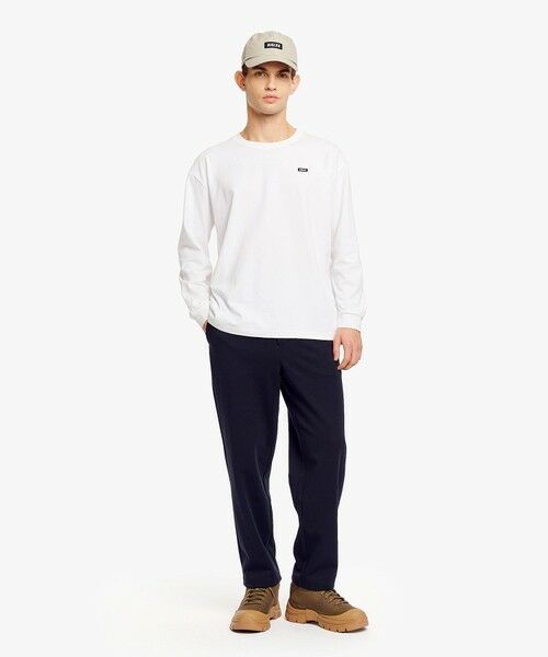 AIGLE / エーグル Tシャツ | オーガニックコットン オーバーサイズ ワンポイントシリコンバッジロゴ ロングスリーブTシャツ | 詳細16