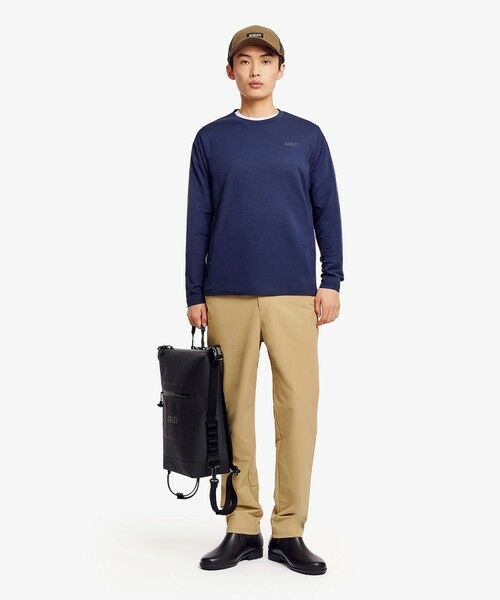 AIGLE / エーグル Tシャツ | 抗菌防臭 吸水速乾 オーガニックコットン ワンポイントロゴ ロングスリーブTシャツ | 詳細2