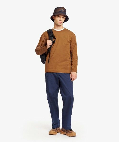 AIGLE / エーグル Tシャツ | 抗菌防臭 吸水速乾 オーガニックコットン ワンポイントロゴ ロングスリーブTシャツ | 詳細5