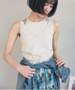 ALL NEW MART / オールニューマート キャミソール・チューブトップ | レイヤードカップ付きインナー