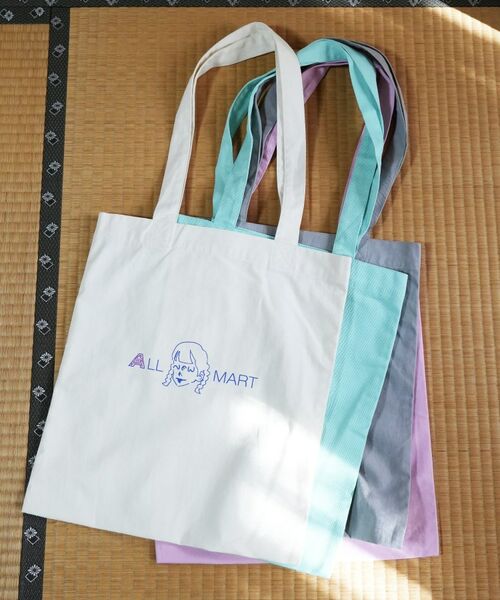 ALL NEW MART / オールニューマート トートバッグ | ロゴとnewちゃんトートバッグ | 詳細1