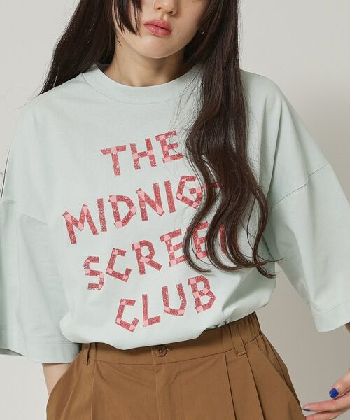 ALL NEW MART / オールニューマート Tシャツ | ミッドナイトスクリーンTシャツ | 詳細10