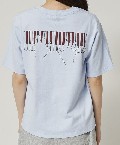 ALL NEW MART / オールニューマート Tシャツ | ピアノ グラフィックTシャツ | 詳細14
