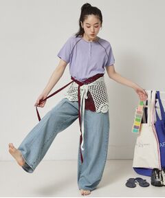 ALL NEW MART / オールニューマート カットソー | リングドットステッチトップス