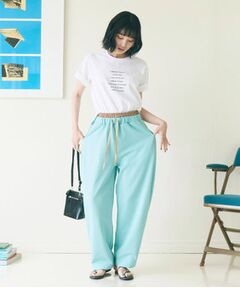 ALL NEW MART / オールニューマート パンツ | バイカラーレイヤードスウェットパンツ