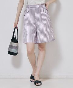 ALL NEW MART / オールニューマート ショート・ハーフ・半端丈パンツ | ストライプハーフパンツ