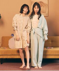 ALL NEW MART / オールニューマート シャツ・ブラウス | マルチWAYストライプシャツ