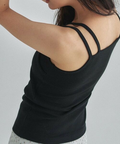 ALL NEW MART / オールニューマート キャミソール・チューブトップ | ダブルストラップレイヤードカップ付きキャミ | 詳細12