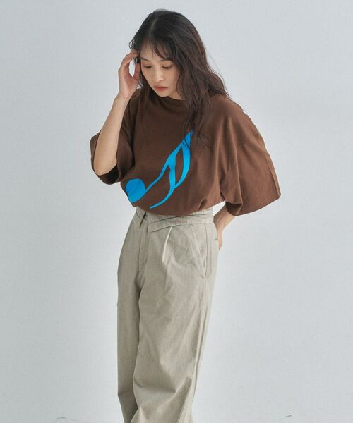 ALL NEW MART / オールニューマート Tシャツ | 音符グラフィックTシャツ | 詳細16