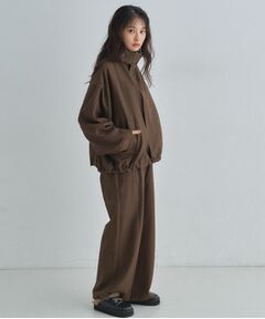 ALL NEW MART / オールニューマート レザーブルゾン・ジャケット | スタンドネックツイルジャケット