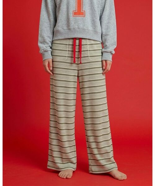 ALL NEW MART / オールニューマート パンツ | border easy pants ／ ボーダーイージーパンツ | 詳細2