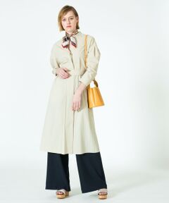 allureville / アルアバイル サロペット・オールインワン | コットンナイロンダンプフロントタックバレルワンピース