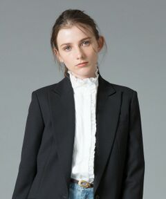 allureville / アルアバイル その他トップス | スタンドフリルシャツ