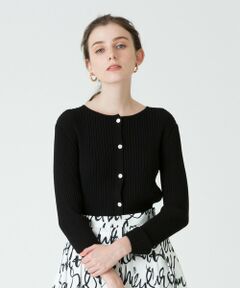 allureville / アルアバイル その他トップス | クルーネックリブカーディガン