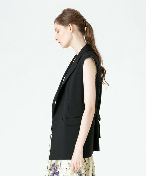 allureville / アルアバイル その他アウター | ギャバダブルブレストジレ | 詳細1