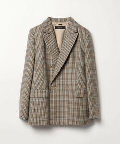 allureville / アルアバイル その他アウター | ウールチェックダブルジャケット