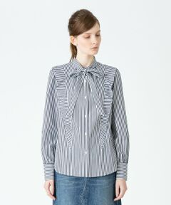 allureville / アルアバイル その他トップス | コットンブロードサイドフリルブラウス