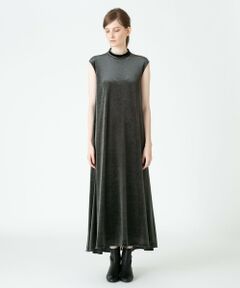 allureville / アルアバイル ドレス | トリアセベロアフレアドレープワンピース