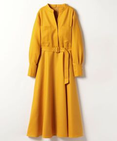 allureville / アルアバイル ドレス | ジョーゼットスラシュネックワンピース