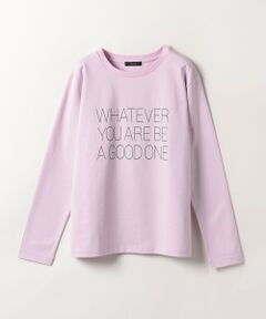 allureville / アルアバイル その他トップス | ホソロゴプリントロンT