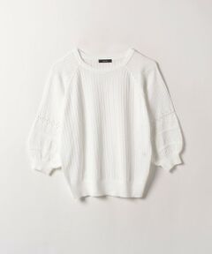 allureville / アルアバイル その他トップス | レーシーパターンスリーブ プルオーバー