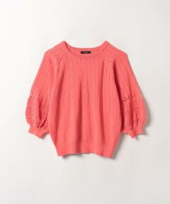 allureville / アルアバイル その他トップス | レーシーパターンスリーブ プルオーバー