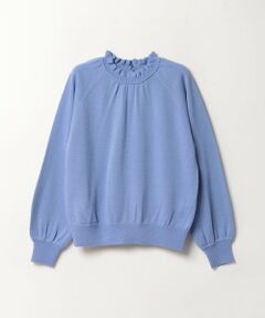 allureville / アルアバイル その他トップス | スタンドフリル2WAYネックプルオーバー