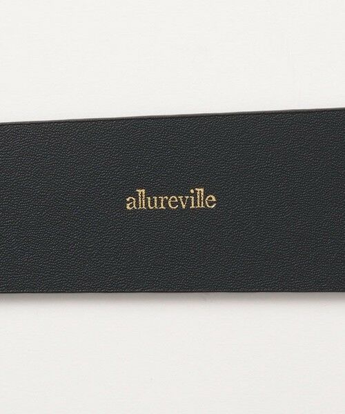 allureville / アルアバイル ベルト・サスペンダー | レザーアシメサッシュベルト | 詳細2