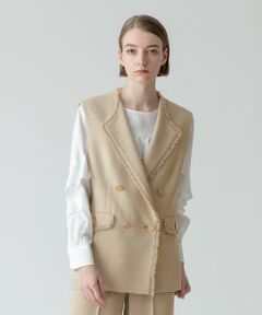 allureville / アルアバイル その他アウター | スラブツイードジレ