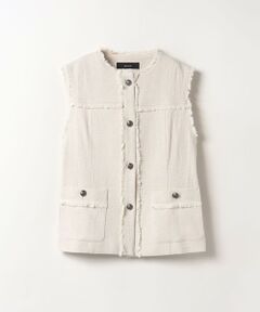 allureville / アルアバイル その他アウター | バスケットフリンジジレ