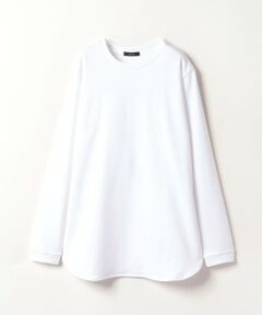 ベーシックラウンドヘムロングスリーブTシャツ