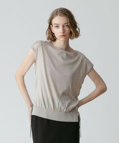 allureville / アルアバイル その他トップス | サイドレースアッププルオーバー