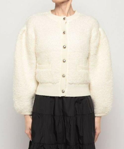 allureville / アルアバイル カーディガン・ボレロ | ブークレータックスリーブ カーディガン | 詳細1