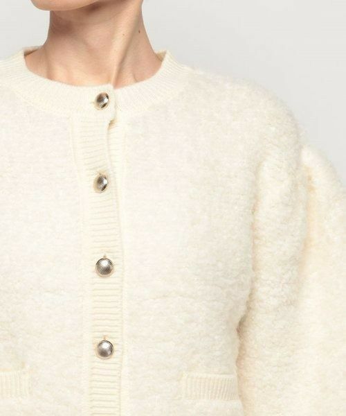 allureville / アルアバイル カーディガン・ボレロ | ブークレータックスリーブ カーディガン | 詳細4