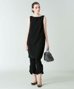 allureville / アルアバイル サロペット・オールインワン | 【LOULOU WILLOUGHBY】ダブルクロスコクーンワンピース