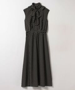 allureville / アルアバイル ドレス | 【LOULOU WILLOUGHBY】デシンドットノースリーブワンピース