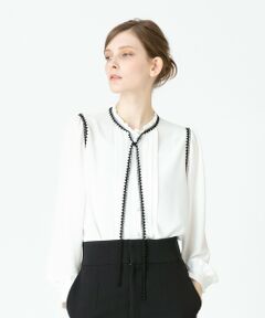 allureville / アルアバイル その他トップス | 【LOULOU WILLOUGHBY】ポリジョーゼットブラウス