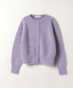 【LOULOU WILLOUGHBY】ファー加工クルーカーディガン