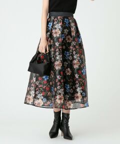 【セットアップ対応商品】【LOULOU WILLOUGHBY】ブラインドフラワースカート