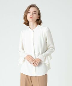 allureville / アルアバイル その他トップス | 【LOULOU WILLOUGHBY】フリルスタンドブラウス