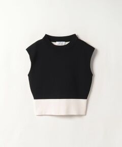 allureville / アルアバイル その他トップス | 【LOULOU WILLOUGHBY】バイカラーモックネックプルオーバー