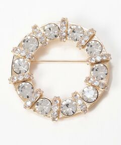 allureville / アルアバイル その他小物 | 【LOULOU WILLOUGHBY】サークルビジューブローチ