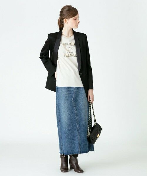 allureville / アルアバイル その他 | 【HEALTHY(ヘルシー)】PLUM DENIM MAXI SKIRT | 詳細6