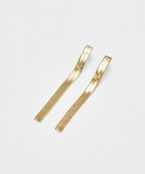 allureville / アルアバイル ピアス・イヤリング | 【Saskia Diez(サスキアディッツ)】 FLUID EARRINGS SHORT GOLD | 詳細2