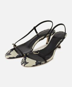 【BRENTELLA(ブレンテッラ)】 NARROW STRAP HEEL SANDAL