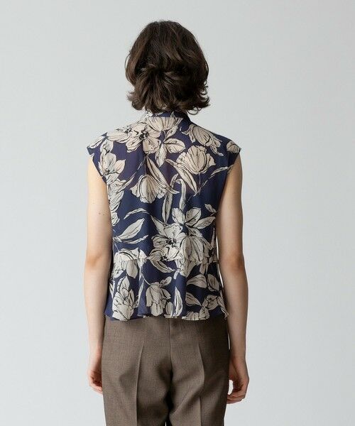 allureville / アルアバイル シャツ・ブラウス | 楊柳シアーフラワープリントブラウス | 詳細10