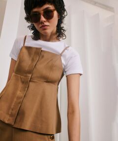 allureville / アルアバイル シャツ・ブラウス | デニムライクビスチェキャミ