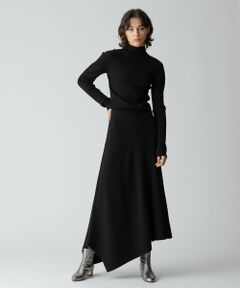 allureville / アルアバイル ミニ丈・ひざ丈ワンピース | アシンメトリーヘムワンピース