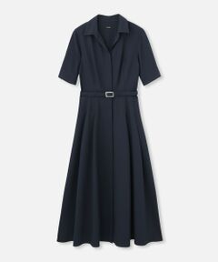 allureville / アルアバイル ミニ丈・ひざ丈ワンピース | ◇サッカースキッパーシャツワンピース