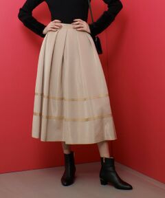 allureville / アルアバイル ミニ・ひざ丈スカート | 【LOULOU WILLOUGHBY】リボントリミングタックスカート